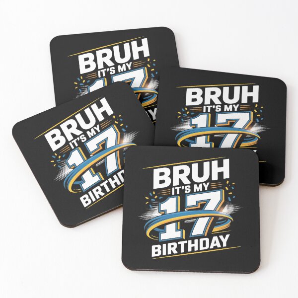 Item preview, Bruh It's My 17th Birthday 17 Year Old Volleyball Kids  designed and sold by lilLilaBatArt.