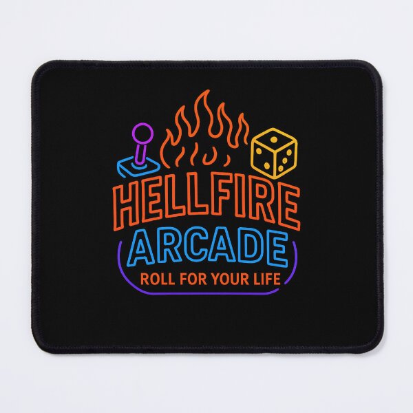 Item preview, Hellfire Arcade — Hawkins’ Premier Gaming Den  designed and sold by Rare Plus Apparel!.