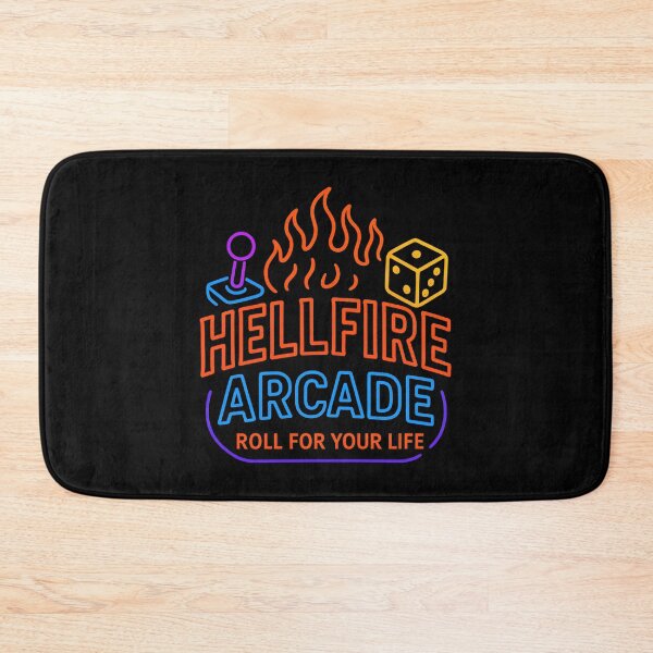 Item preview, Hellfire Arcade — Hawkins’ Premier Gaming Den  designed and sold by Rare Plus Apparel!.