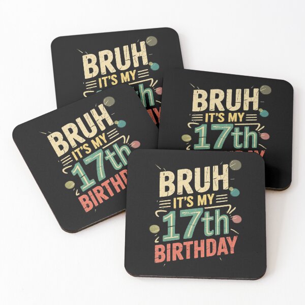 Item preview, Bruh It's My 17th Birthday 17 Years Old Birthday 1  designed and sold by lilLilaBatArt.