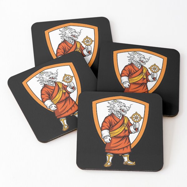Item preview, Bhutan Dragon Monk Dharma Wheel Mascot designed and sold by k3rstman1.