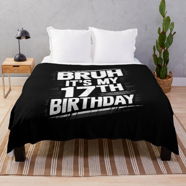 Item preview, Bruh It's My 17th Birthday 17 years old Birthday  designed and sold by lilLilaBatArt.