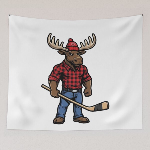 Item preview, Canadian Moose Hockey Lumberjack Spirit designed and sold by k3rstman1.