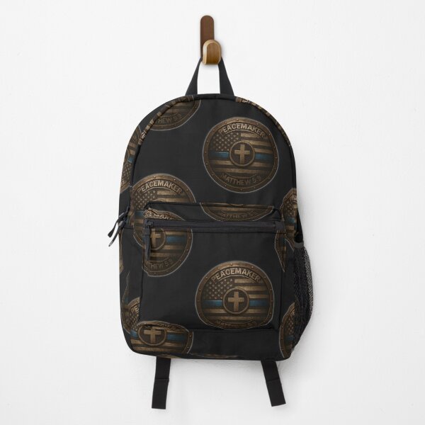 Item preview, Spartan Peacemaker with Thin Blue Line Shield designed and sold by CoffeeNJesus.