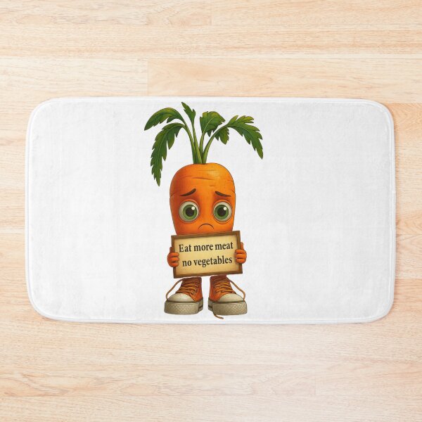 Item preview, Eat More Meat, No Vegetables! Funny Vegan & Carnivore Humor designed and sold by AleksKos.