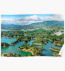 Guatape Lakes3 Columbia Poster