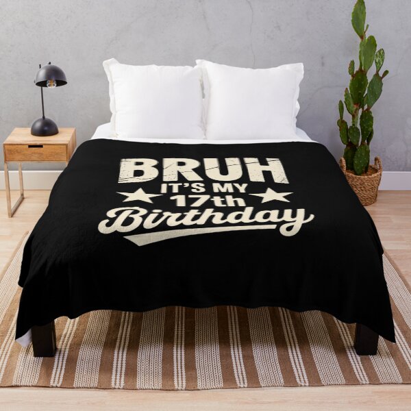 Item preview, Bruh It's My 17th Birthday 17 Years Old Birthday Party  designed and sold by MicanCuteStore.