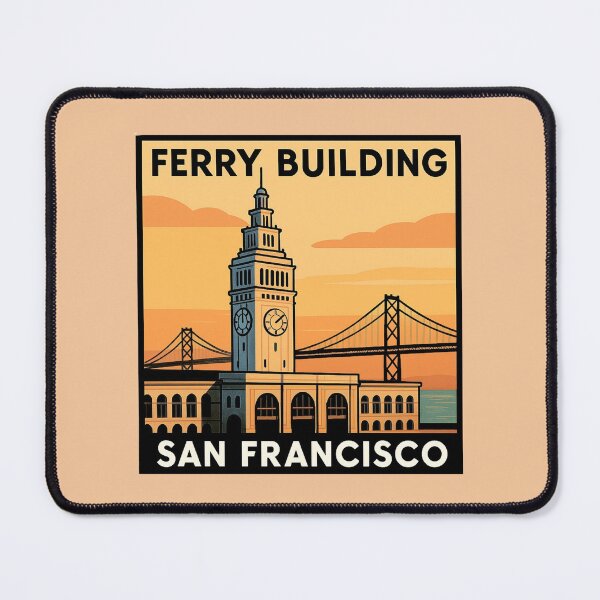 Item preview, Ferry Building - San Francisco, California designed and sold by Myra365Art.