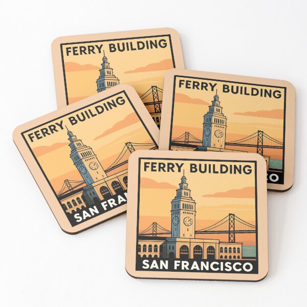 Item preview, Ferry Building - San Francisco, California designed and sold by Myra365Art.