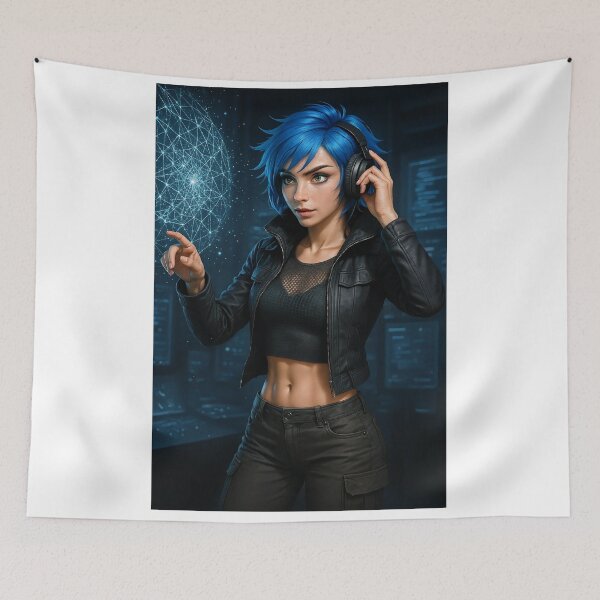 Item preview, Cipher Thorne cyber cobweb  midriff designed and sold by CathryneDelamort.