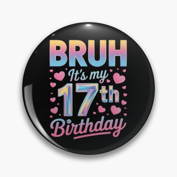 Item preview, Bruh It's My 17th Birthday Tie Dye 17 Year Old Birthday  designed and sold by MicanCuteStore.