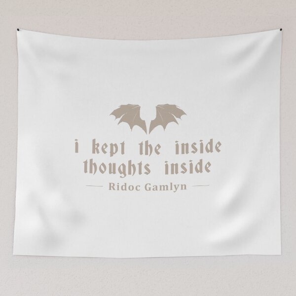 Item preview, Fourth Wing Ridoc Gamlyn Quote Basgiath War College designed and sold by ytbfrjocelyn.