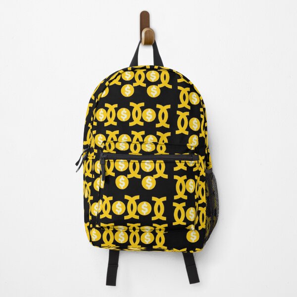 Item preview, Yellow Semicircle Dollar Icon Design on Black Background – Modern Finance Symbol designed and sold by Cultradesign.