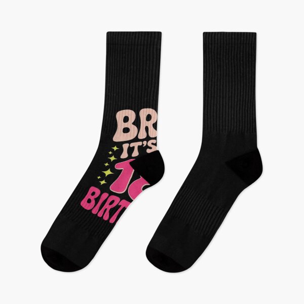 Item preview, Bruh It's My 18th Birthday 18 Year Old 18yr Cute Groovy Pink  designed and sold by MicanCuteStore.