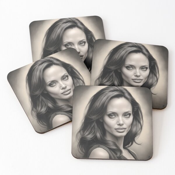 Item preview, Angelina Jolie designed and sold by WorldofCharcoal.