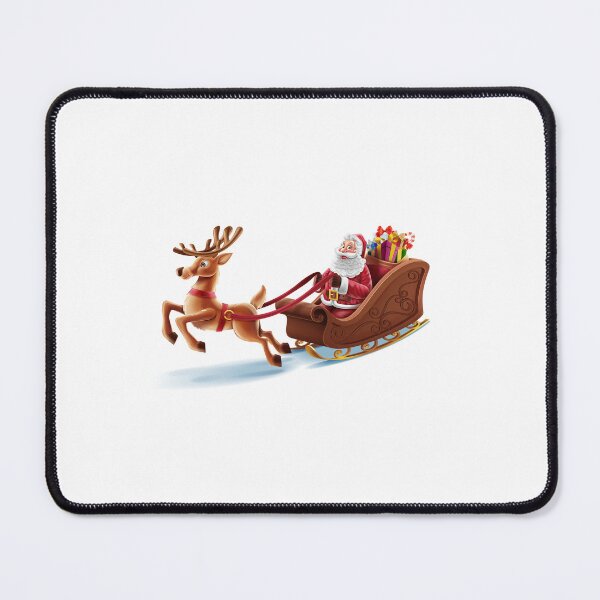 Item preview, Classic Santa and Reindeer Sleigh Ride designed and sold by Bewtm12.