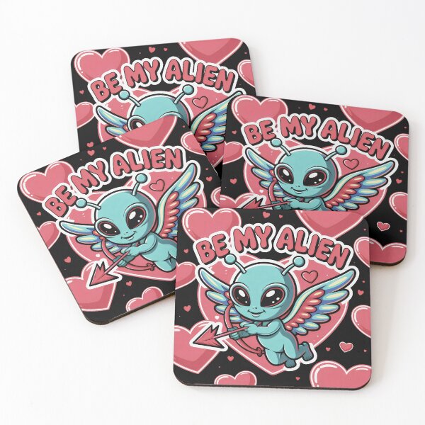 Item preview, Valentine’s Alien with Wings and a Bow of Affection designed and sold by SplashTastic.