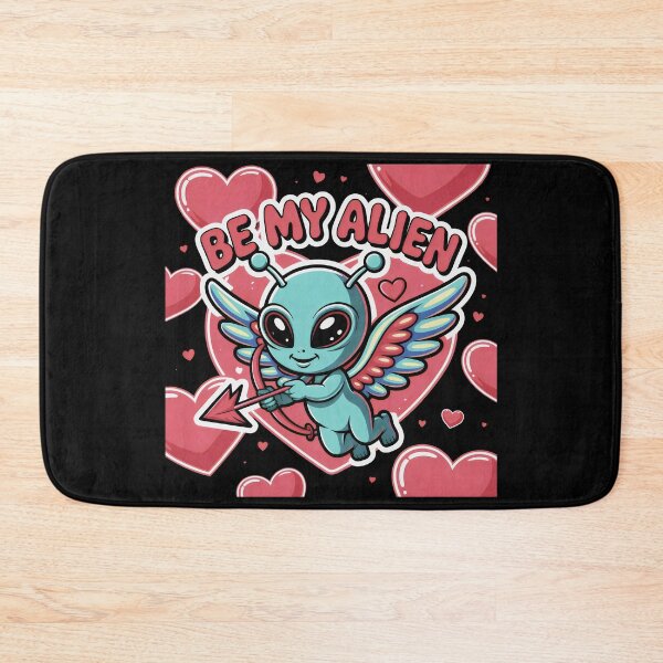 Item preview, Valentine’s Alien with Wings and a Bow of Affection designed and sold by SplashTastic.