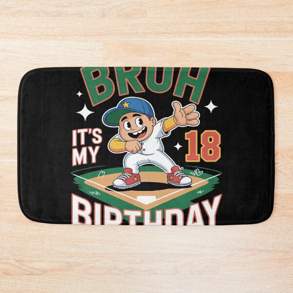 Item preview, Bruh It's My 18th Birthday Baseball Party 18 Year Old Bday  designed and sold by MicanCuteStore.