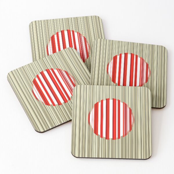 Item preview, Red and white dircle of stripes designed and sold by AlbertoRuiZ.