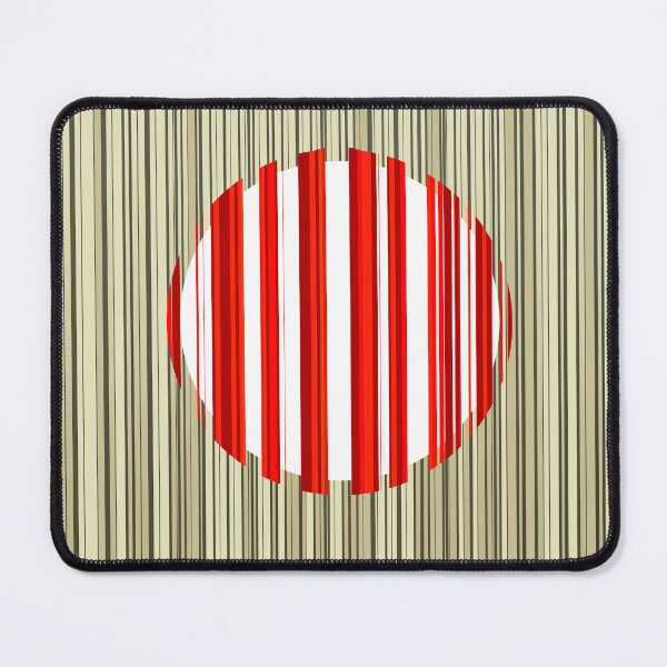 Item preview, Red and white dircle of stripes designed and sold by AlbertoRuiZ.