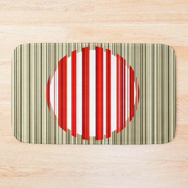 Item preview, Red and white dircle of stripes designed and sold by AlbertoRuiZ.