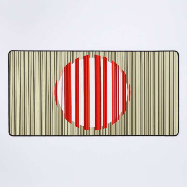 Item preview, Red and white dircle of stripes designed and sold by AlbertoRuiZ.