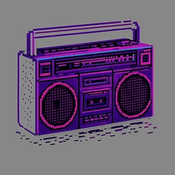 Artwork thumbnail, Boombox by Pixel_Riot