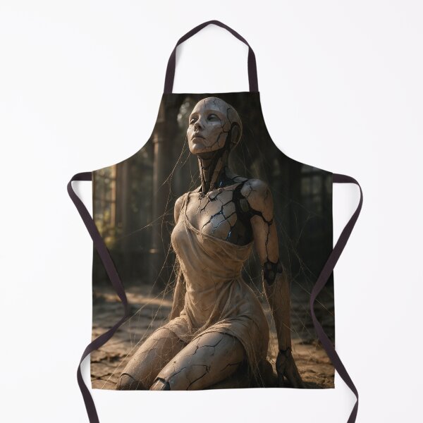 Item preview, Android woman kneeling cobweb designed and sold by CathryneDelamort.