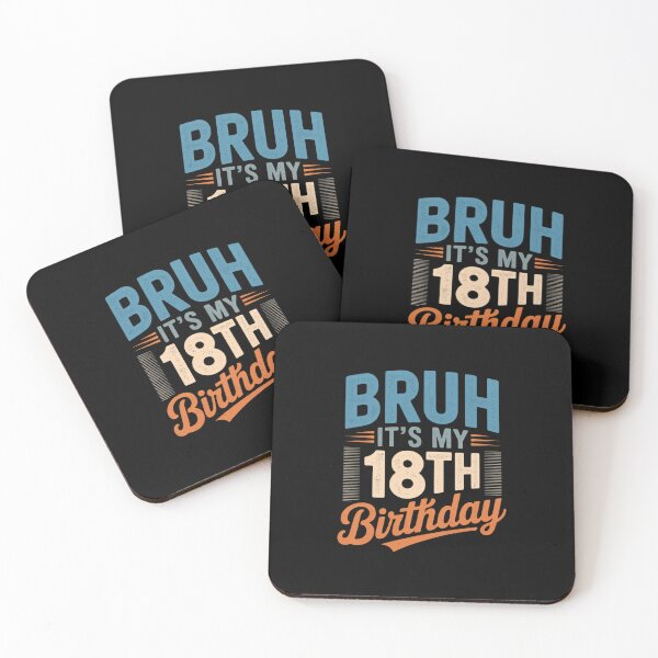 Item preview, Bruh It's My 18th Birthday I'm 18 Year Old Birthday  designed and sold by MicanCuteStore.