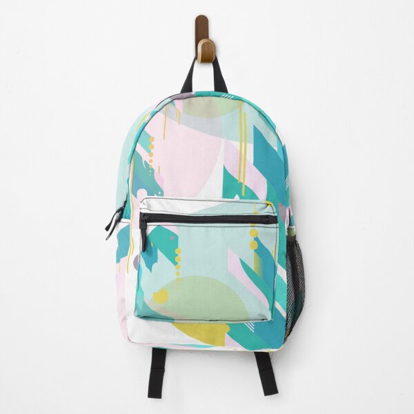 Item preview, Colorful abstract geometric plant pattern in a circle designed and sold by CiniArt.