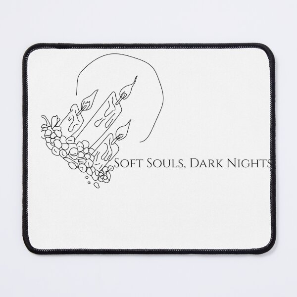 Item preview, Soft Souls, Dark Nights – Minimalist Candle Line Art Design designed and sold by CalmPixelStudio.