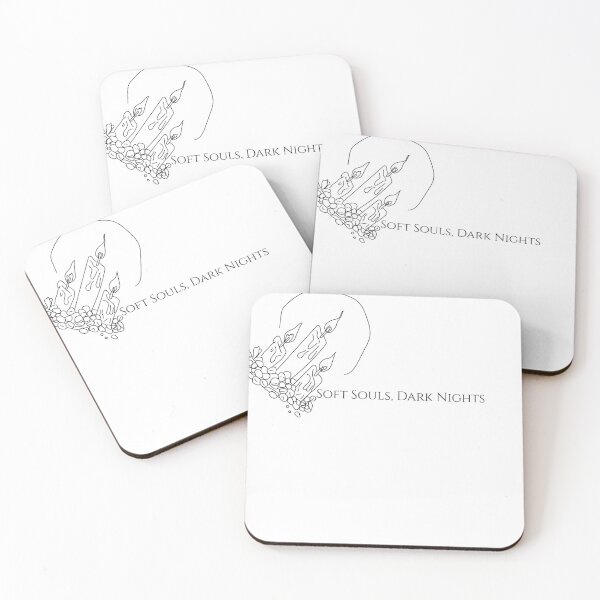 Item preview, Soft Souls, Dark Nights – Minimalist Candle Line Art Design designed and sold by CalmPixelStudio.
