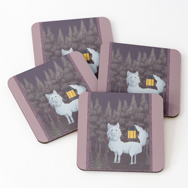 Item preview, Tarot card | deck of Mystical forest animal cards - IX The Hermit (Wolf) designed and sold by Basiinaa.