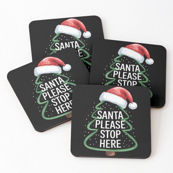 Item preview, Christmas Tree Santa Claus Funny Santa Sayings designed and sold by LunaCrazeArt.