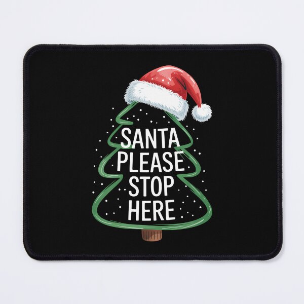 Item preview, Christmas Tree Santa Claus Funny Santa Sayings designed and sold by LunaCrazeArt.
