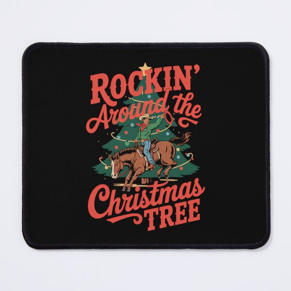 Item preview, Christmas Tree Western Cowboy Christmas designed and sold by LunaCrazeArt.