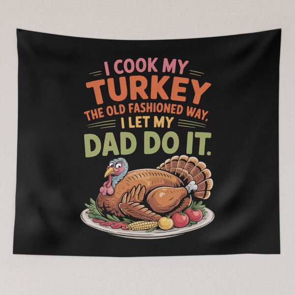 Item preview, Cook Turkey Funny Family Thanksgiving designed and sold by LunaCrazeArt.