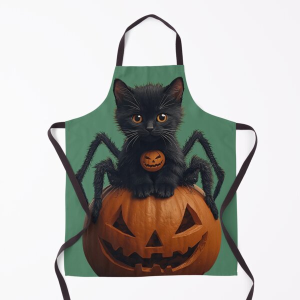 Item preview, Spooky Cat and Pumpkin Night designed and sold by ChicTrendz.
