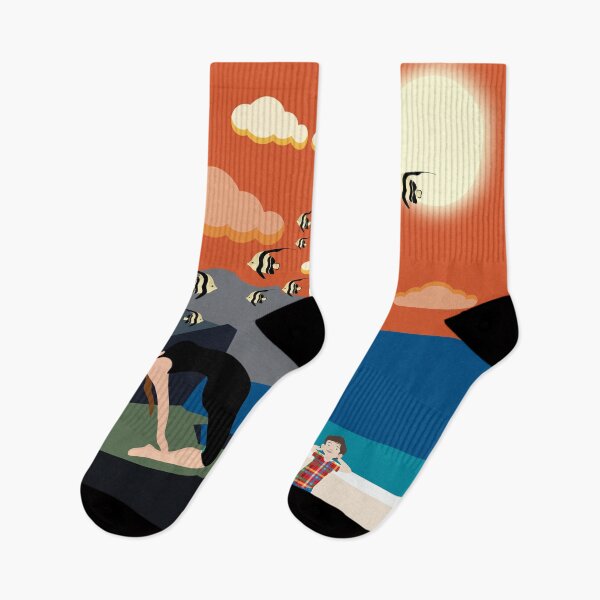 Artikelvorschau, Yoga auf einer Klippe entworfen und verkauft von Design4uStudio.