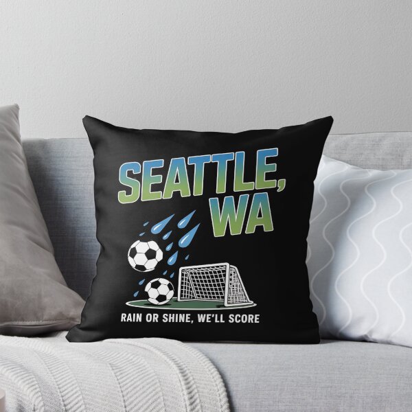 Item preview, 2026 soccer city - Seattle MA - soccer host city - american soccer fan - soccer supporter - red white and blue - national pride - soccer hype - soccer fan gear - soccer watch party designed and sold by JansenGS.