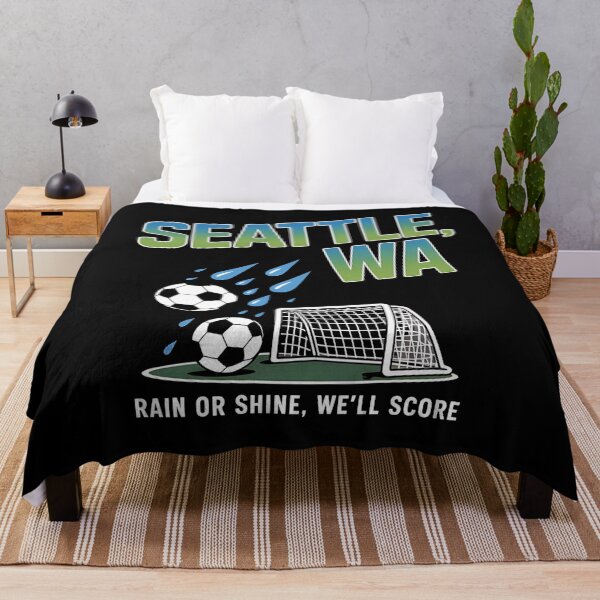 Item preview, 2026 soccer city - Seattle MA - soccer host city - american soccer fan - soccer supporter - red white and blue - national pride - soccer hype - soccer fan gear - soccer watch party designed and sold by JansenGS.