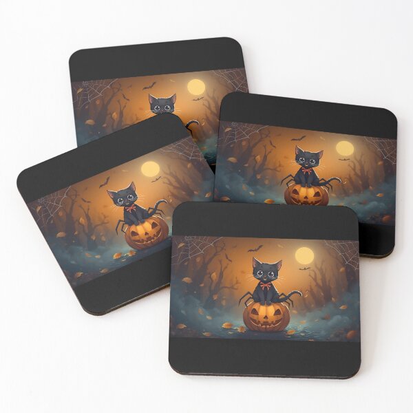 Item preview, Witchcore Halloween Cat designed and sold by ChicTrendz.