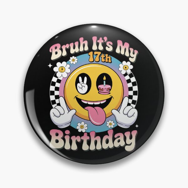 Item preview, Groovy Bruh It's My 17th Birthday Girl 17 Years Old Birthday  designed and sold by MathisBellanger.