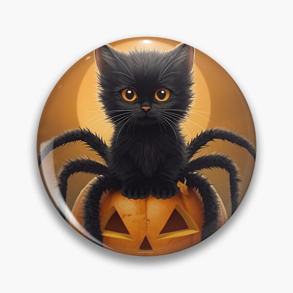 Item preview, Cute Gothic Halloween Cat designed and sold by ChicTrendz.