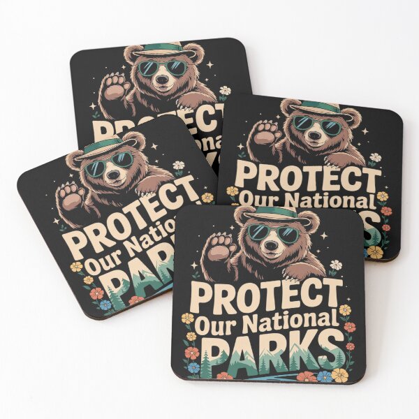 Item preview, Protect Our National Parks Cool Bear Nature Lovers  designed and sold by GGrizeldaRivas.