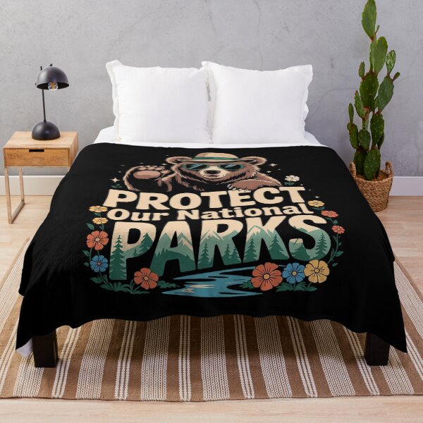 Item preview, Protect Our National Parks Cool Bear Nature Lovers  designed and sold by GGrizeldaRivas.