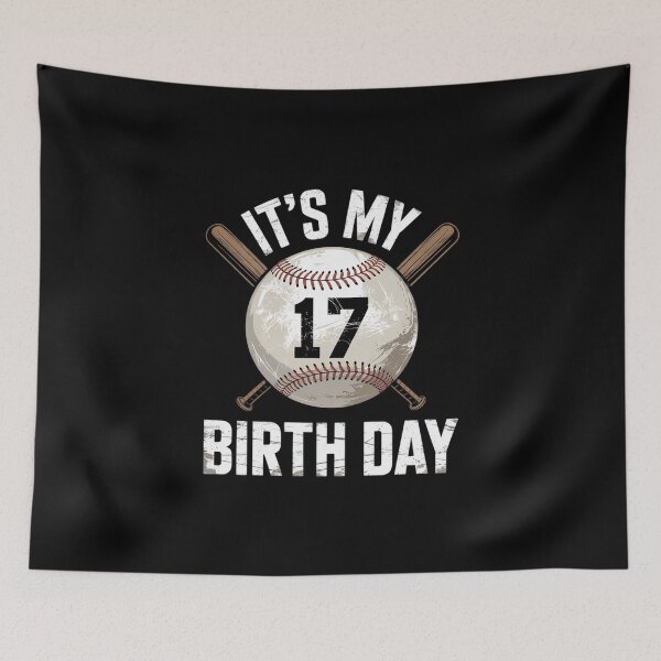 Item preview, It's My 17th Birthday Boy 17 Year Old Bday Baseball  designed and sold by MathisBellanger.