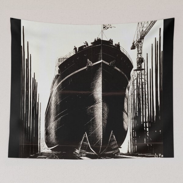 Item preview, WWII Propaganda Art | Every Rivet a Bullet Poster | Vintage Shipbuilding Print | Industrial Strength & National Pride Wall Decor designed and sold by artofuniverse.