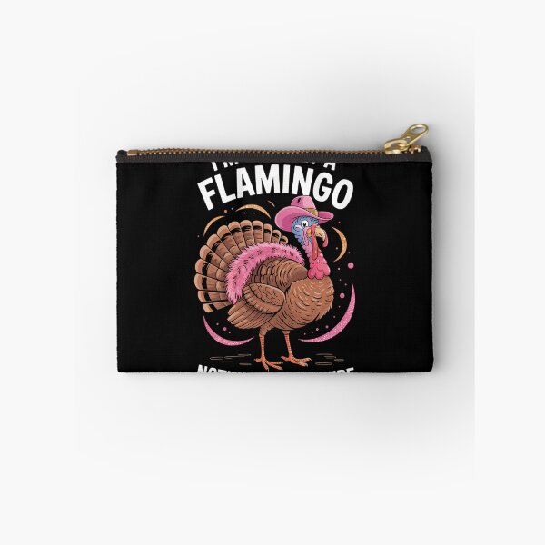 Item preview, Flamingo Funny Turkey Thanksgiving designed and sold by Turbotine.